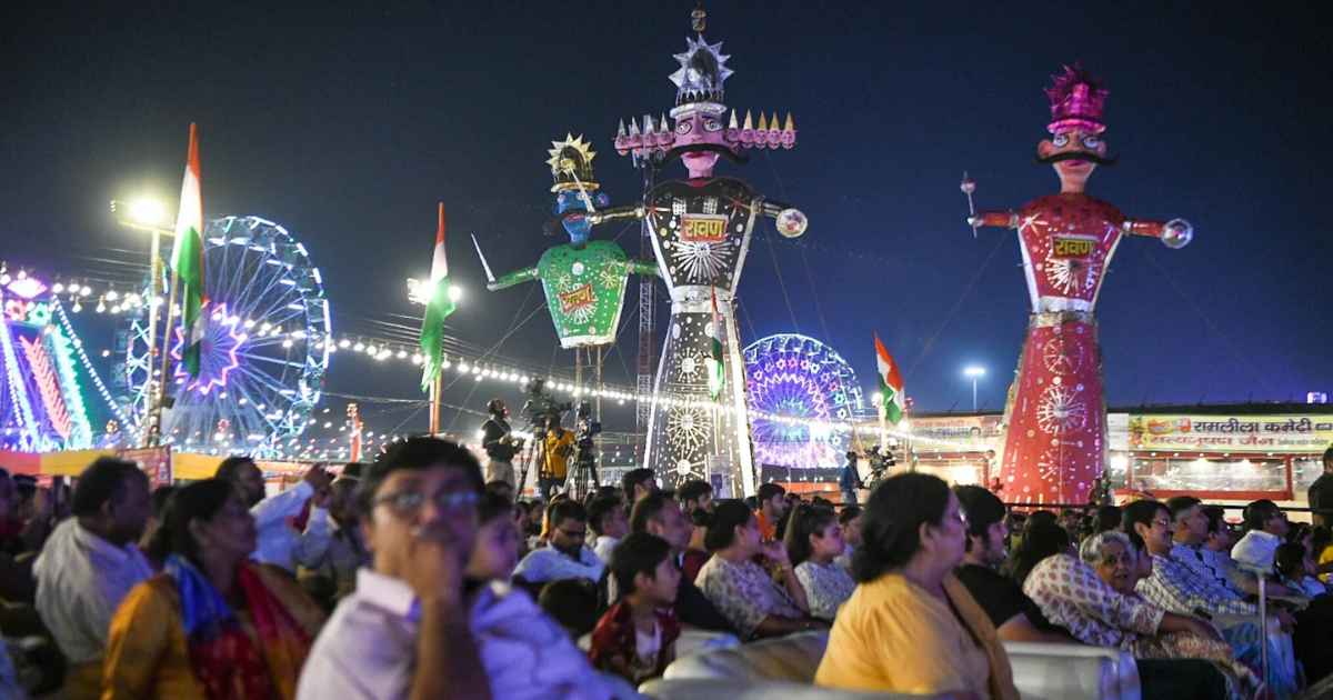 The Dussehra victory of good over evil