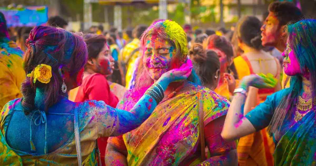 Holi celebration in India