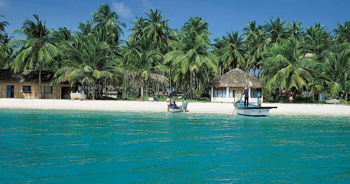 A Beautiful View of Lakshadweep Island