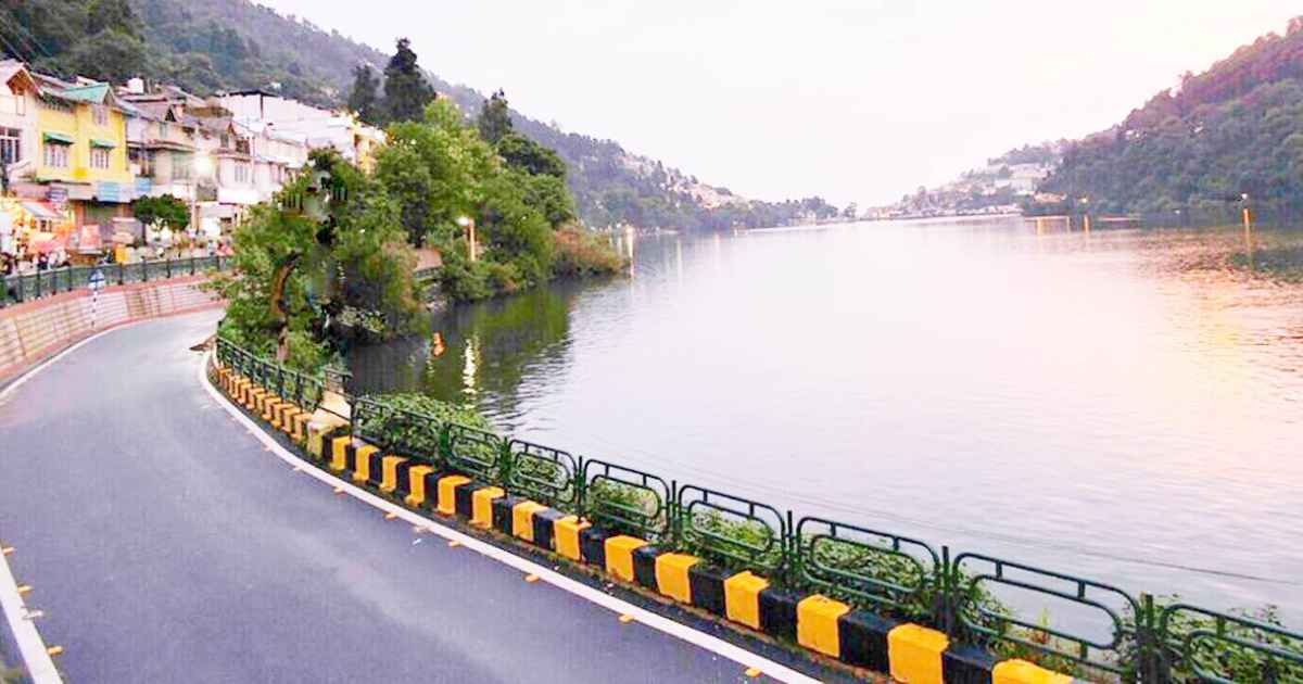 Mall Road in Nainital
