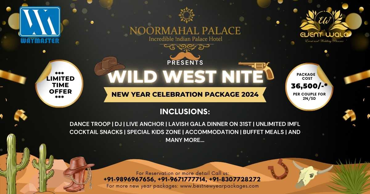 Noormahal Palace New Year Celebration Package 2024