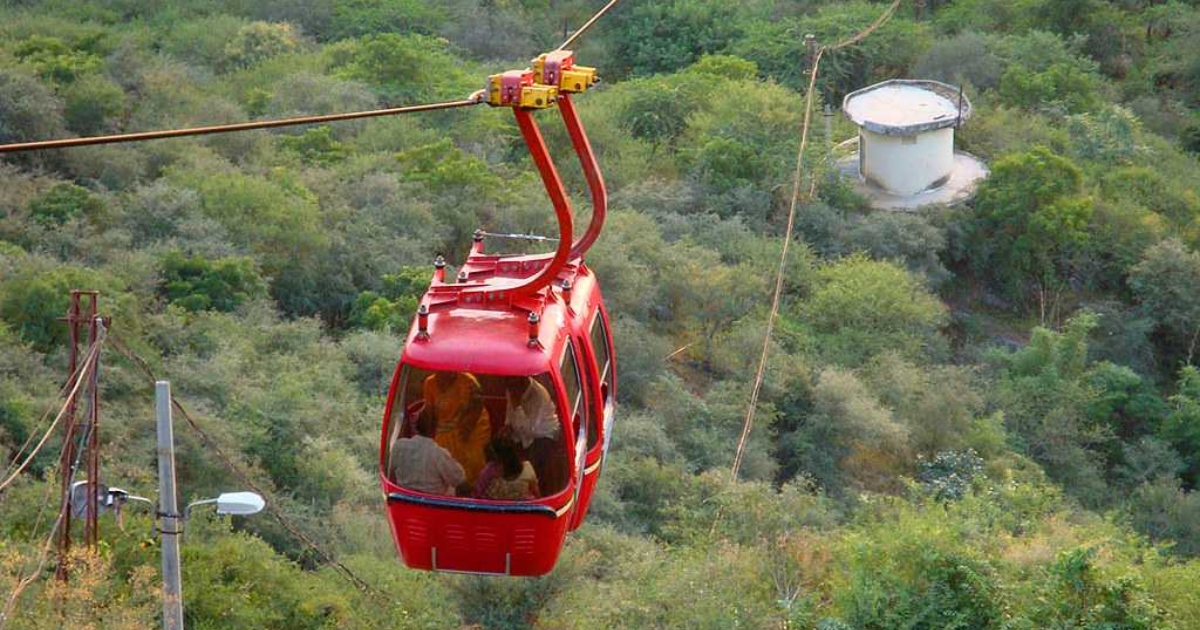 Mansapurna Karni Ropeway in Udaipur